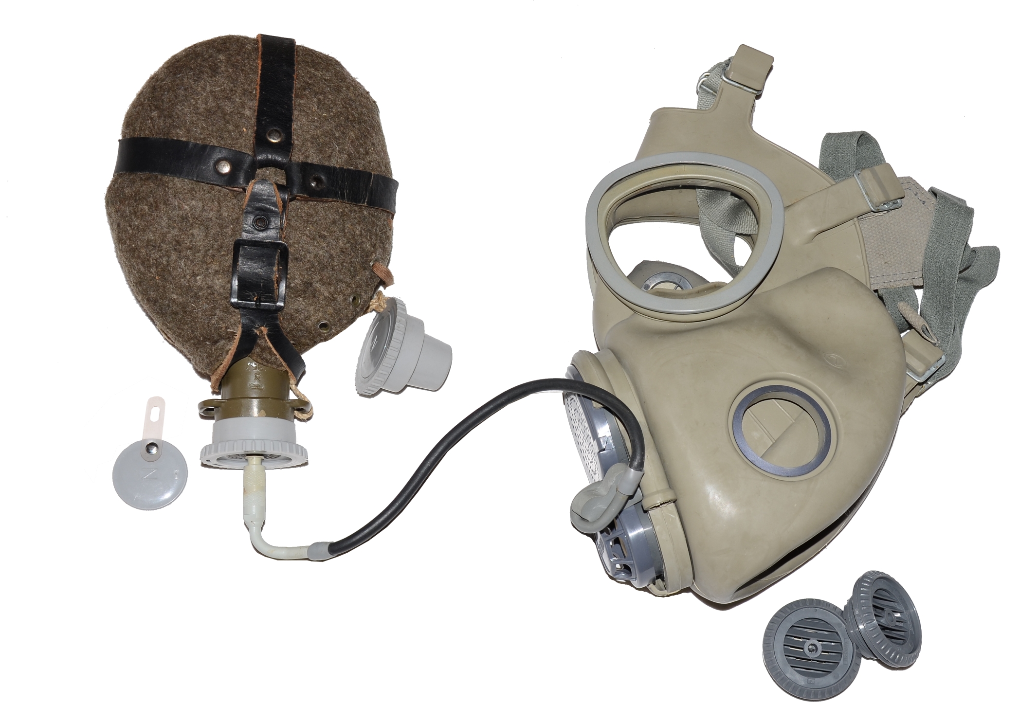 Maska plynová AČR M10-M se zátkou a lahví