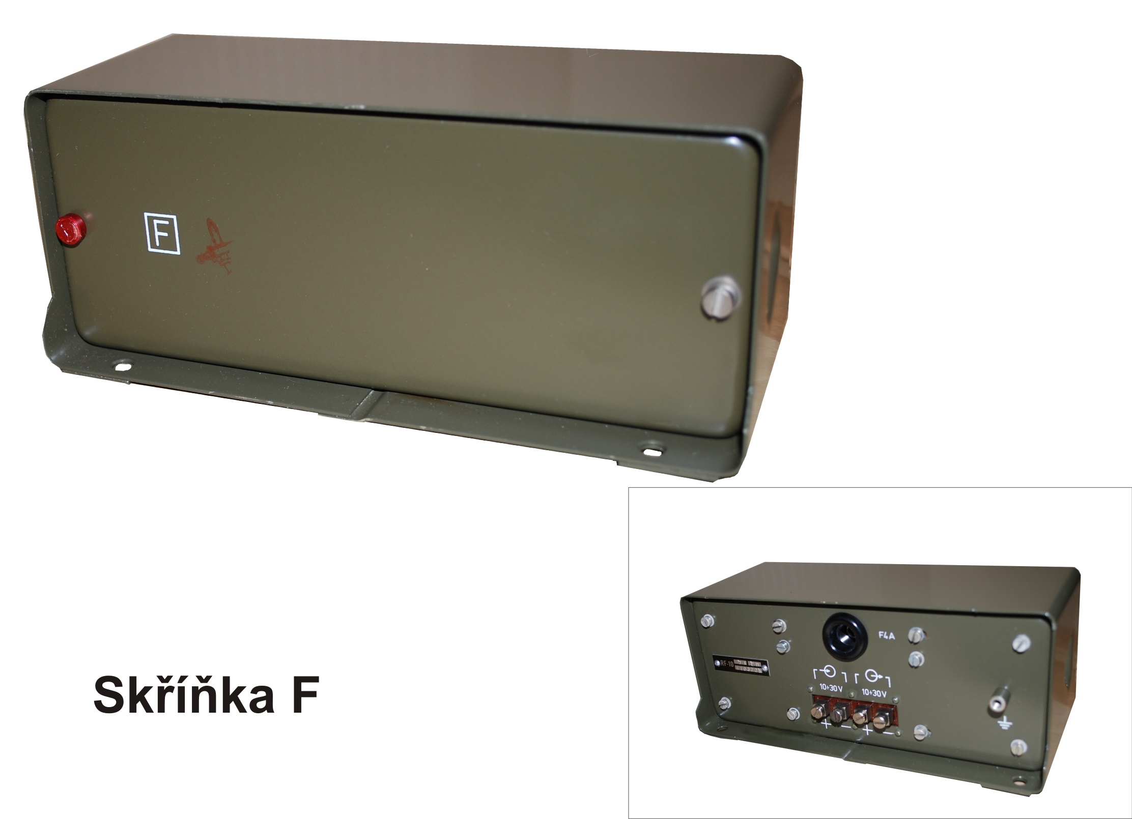 Skříňka F pro radiostanici RF-10 ČSLA