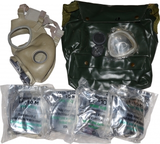SADA maska M10-M +4x filtry,  s brašnou