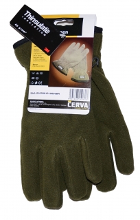 CERVA  zimní rukavice fleece  MYNAH Green