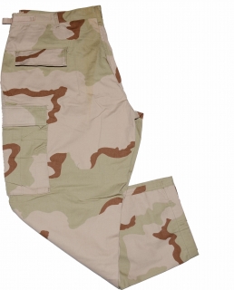 Kalhoty US COMBAT 3B desert XL-short