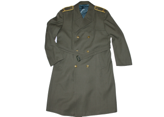 Kabát  zelený vycházkový , plášť ČSLA, AČR